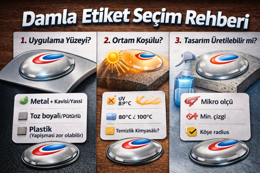 Damla Etiket Seçim Rehberi