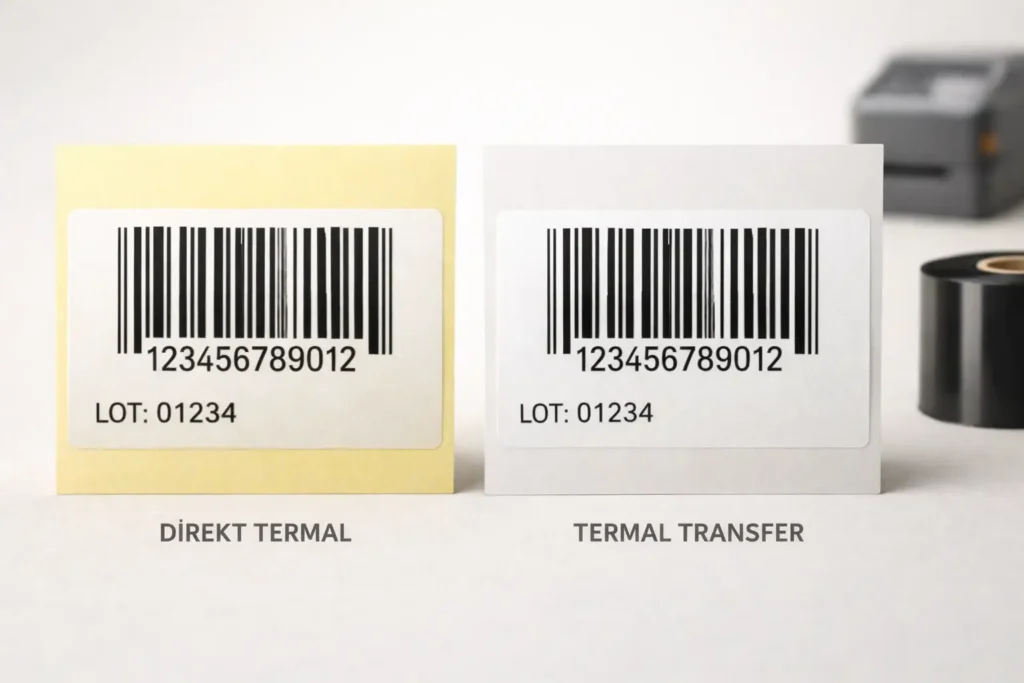 Direkt Termal mi, Termal Transfer mi